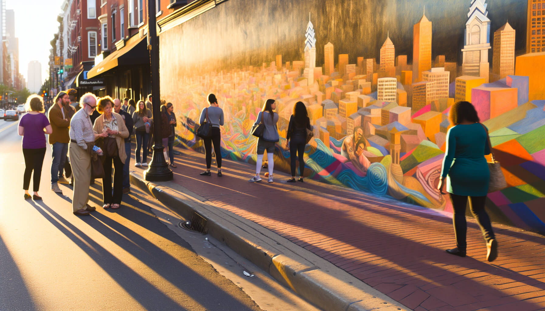 Community-Chalk-Mural Wonder! 🎨