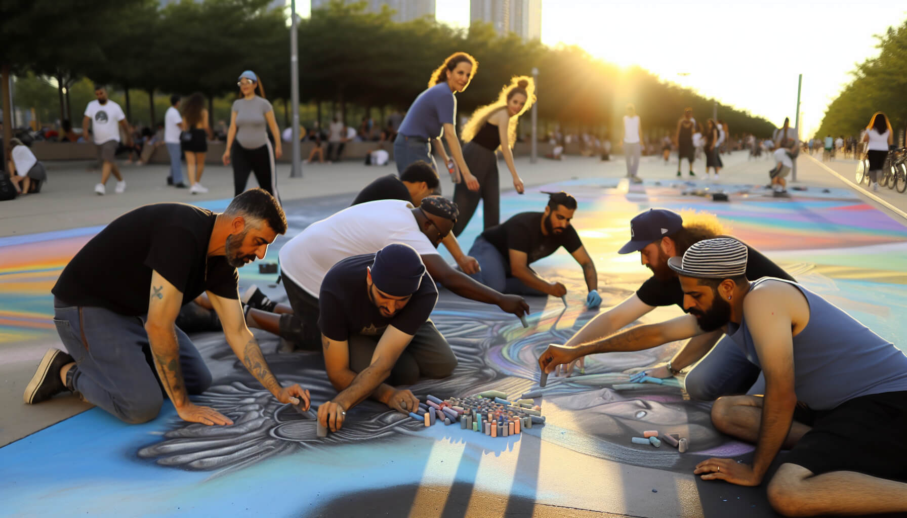 Chalk the Stars: Elegance in Art