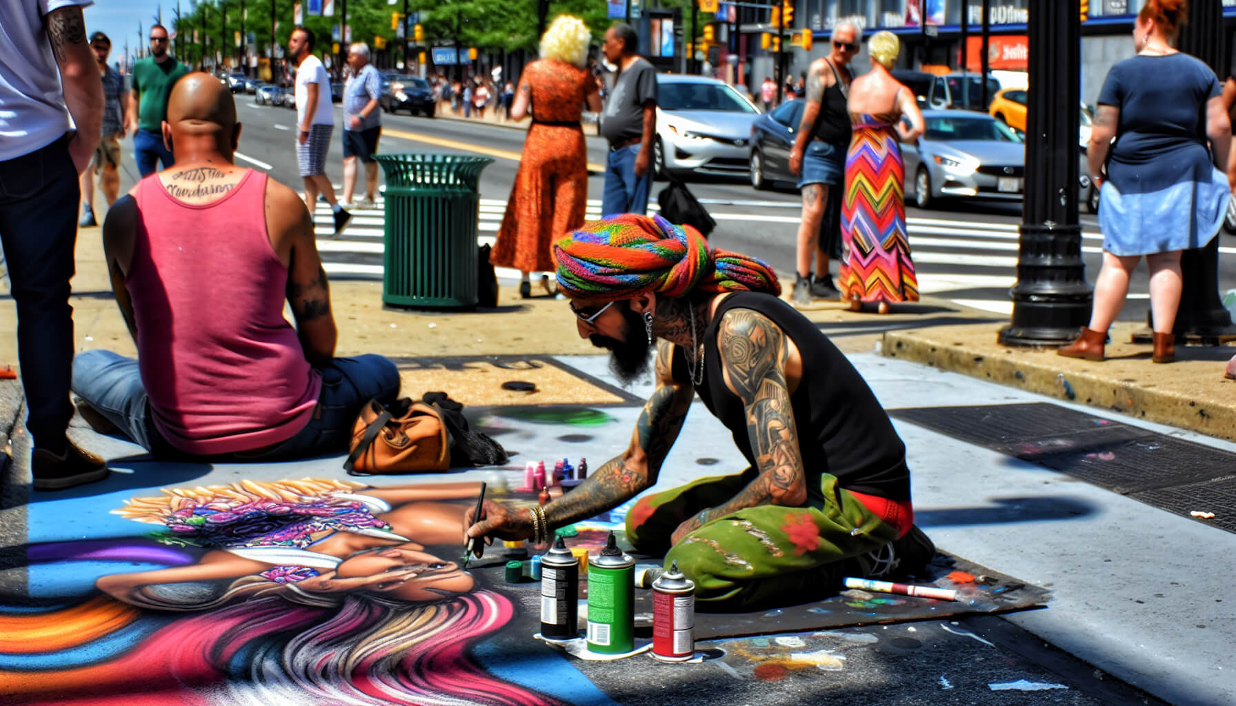 Chalk It Up - Fashion and Art Outdoor Promotion