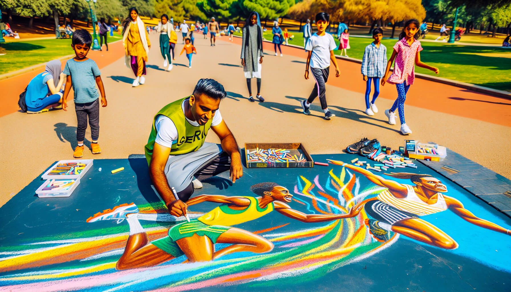 Chalk it Up: Unleash Athletic Artistry! 🎨💪